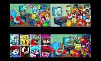 Thumbnail of Krusty karroling fnf but everyone sings it mashup