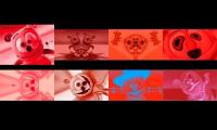 Thumbnail of 8 red Gummy bears parison