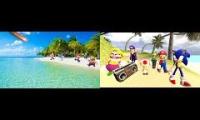 Thumbnail of mp3 vs mp4 (the wario dies asteroid video by Krizho, with the SFM by A Tampada)