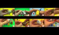 Thumbnail of Kinder Surprise Egg Learn A Word! Lesson Q-X Teaching Spelling and Letters Unwrapping Eggs and Toys