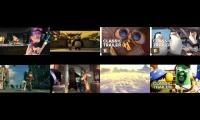 Thumbnail of all animated movies trailers at once by year 2008 part 1