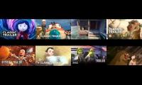 Thumbnail of all animated movies trailers at once by year 2009 part 1