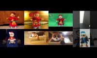 ALL DANCING ALVINS AND DONT TOUCH BOXES AT THE SAME TIME!!!!! (thats simon! not alvin!)