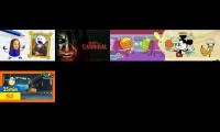 Thumbnail of everyone gets scared from Hollywood House of Horror Logo
