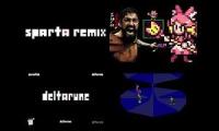 Thumbnail of Deltarune Sparta Remix Quadparison