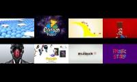 Thumbnail of 8 logos played at once