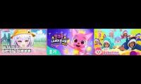 Thumbnail of Baby Shark Korean Version Triple Mashup (Tenx2 x Pinkfong and Hogis Concert x Bebefinn and Minjee)