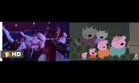 Thumbnail of The Blob (1988) - Movie Theater Attack (Side-by-Side Comparison)