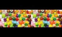 Thumbnail of Cut vegetables, fruit fish and various foods! TOYTV movie mashup