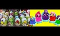 Thumbnail of Angry Birds Surprise Eggs and Equestria Girls Bath Toys