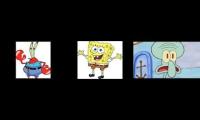 Thumbnail of SpongeBob Mr Krabs and Squidward walking for 10 hours