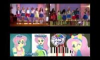 Thumbnail of MLP EG THEME MUSIC VIDEO MASHUP (English vs Spanish) + Cafeteria Song from EGMovie