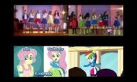 Thumbnail of MLP EG THEME MUSIC VIDEO MASHUP (English vs Spanish) + Cafeteria Song from EGMovie V2
