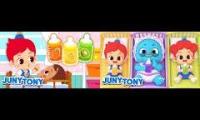 Thumbnail of English and spanish junytony fruits and veggies baby bottles 