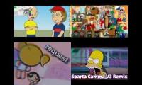 Thumbnail of Sparta Gamma Remix threeparison YouTube